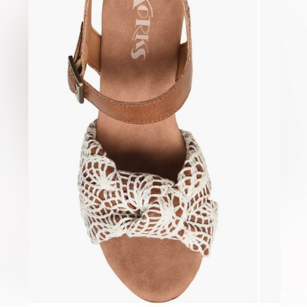 Korks NIB Natalia sling back sandal with block heel, size 9 - Picture 2 of 6